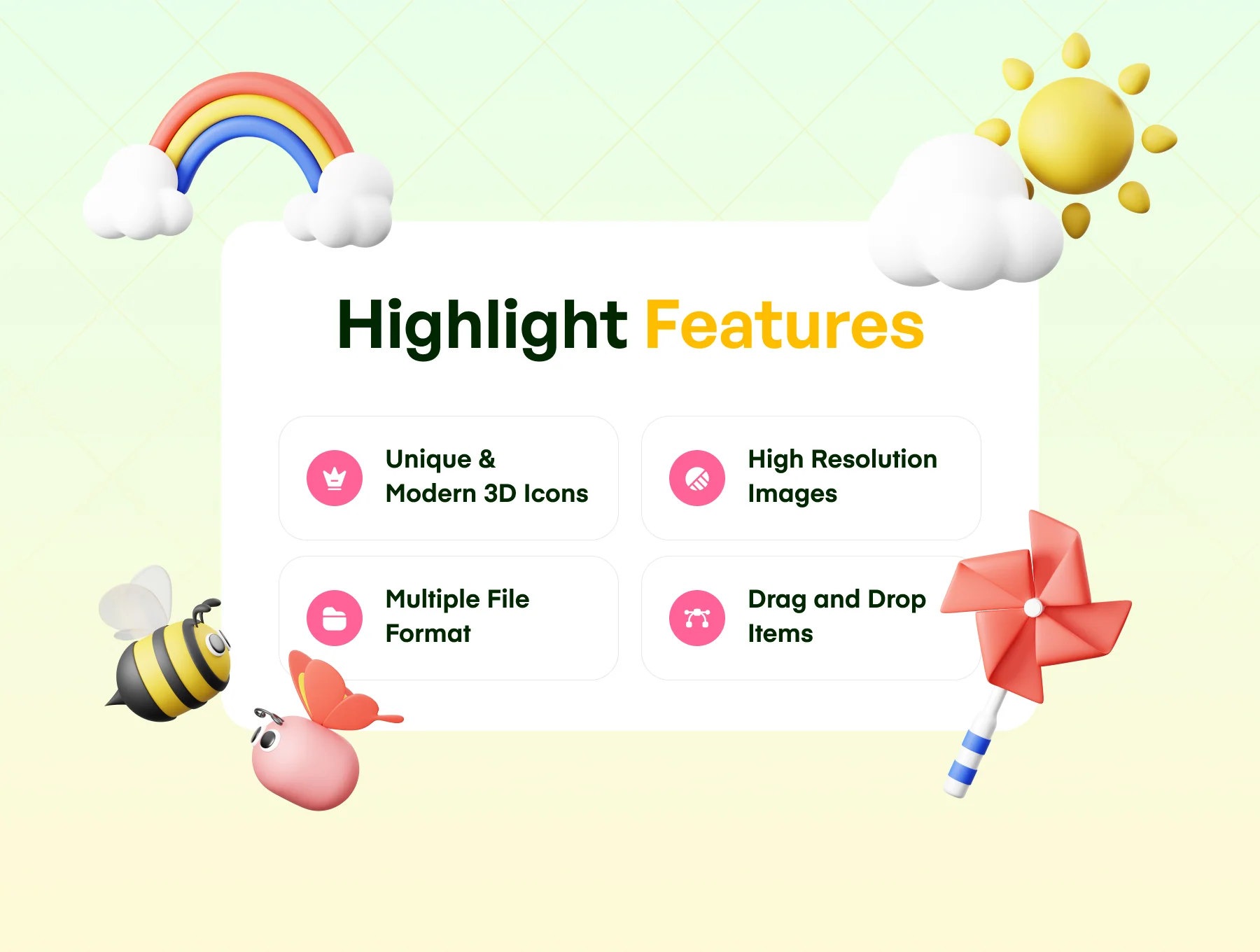 Spring 3D Illustration 2