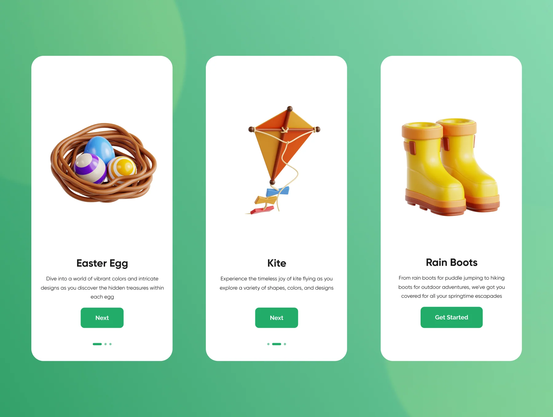 Spring Icon 3D Icon Pack 3
