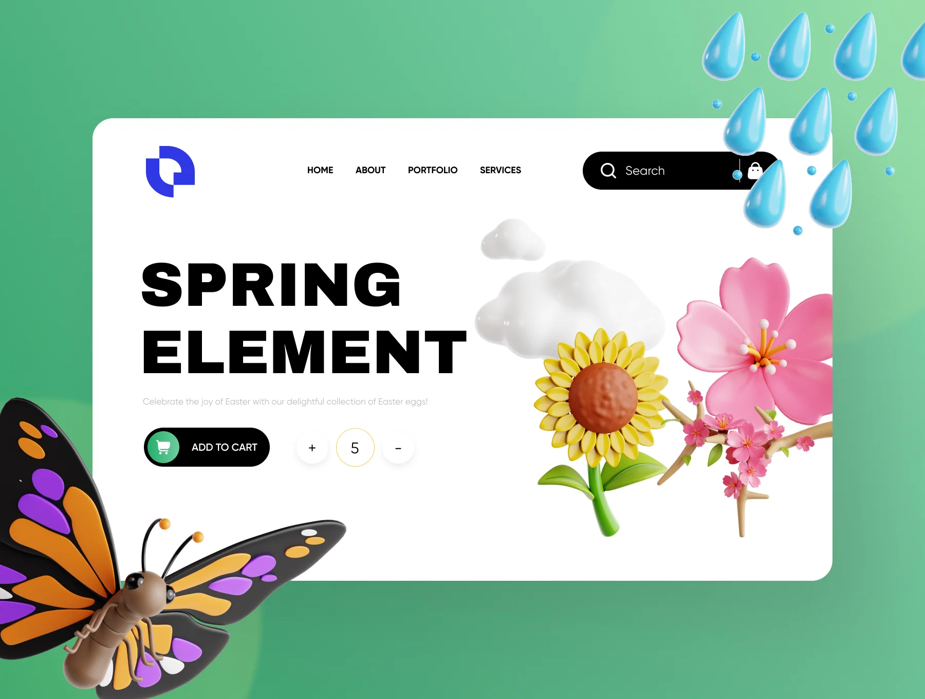 Spring Icon 3D Icon Pack 4