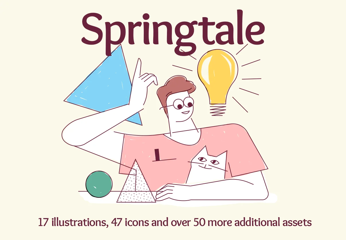 Springtale - illustration pack
