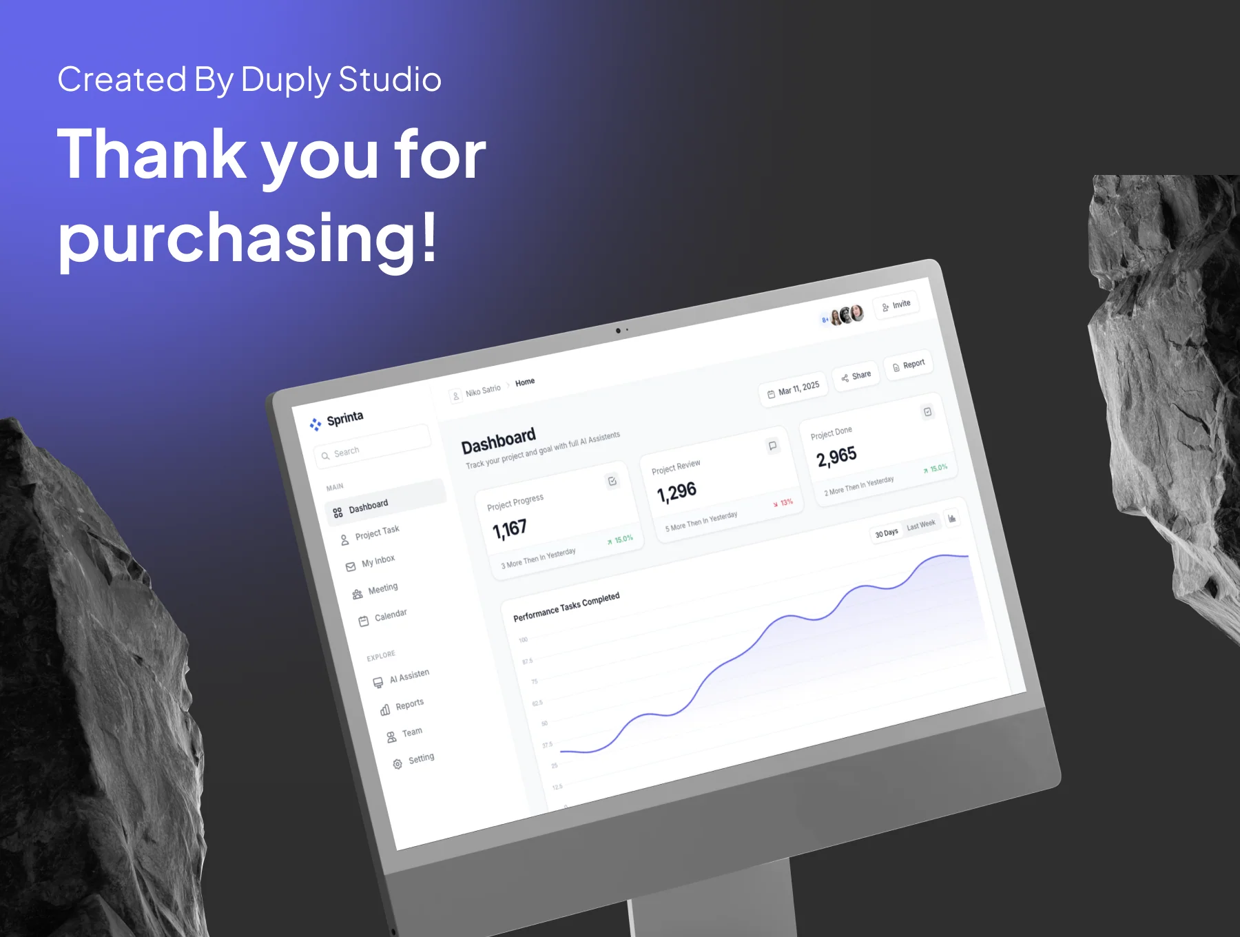 Sprinta - Project Management Dashboard 5