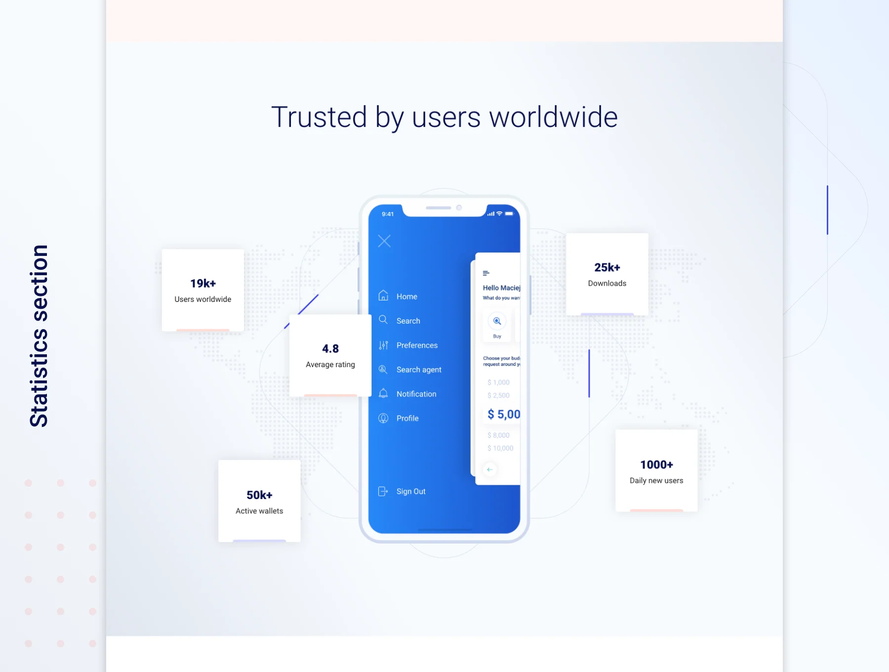 SprintApp - app landing page HTML template 3