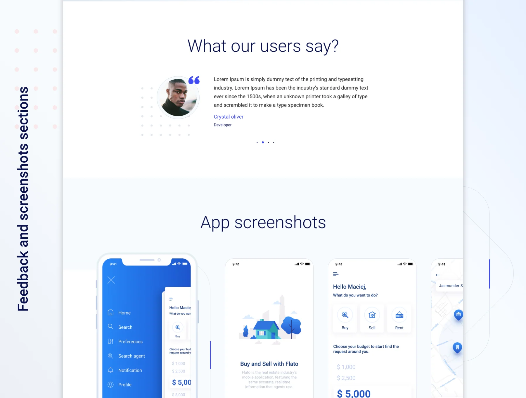 SprintApp - app landing page HTML template 4