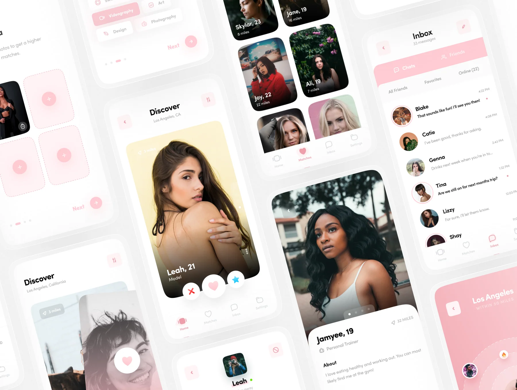 Sprout Dating App UI Kit – Figma Templates (Light & Dark Modes) 4