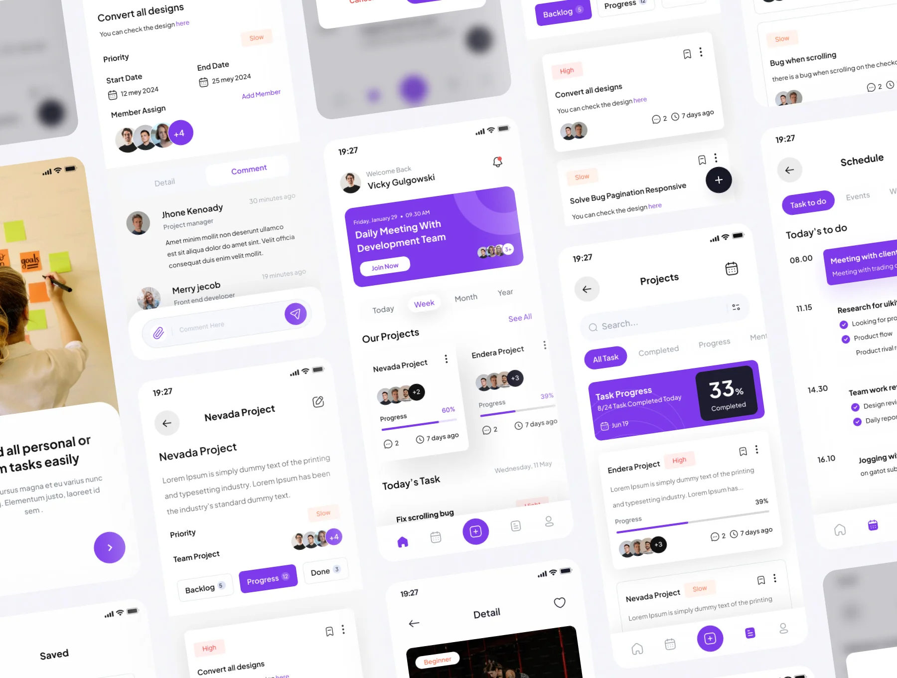 Sqedule - Task Manager App UI Kits 5