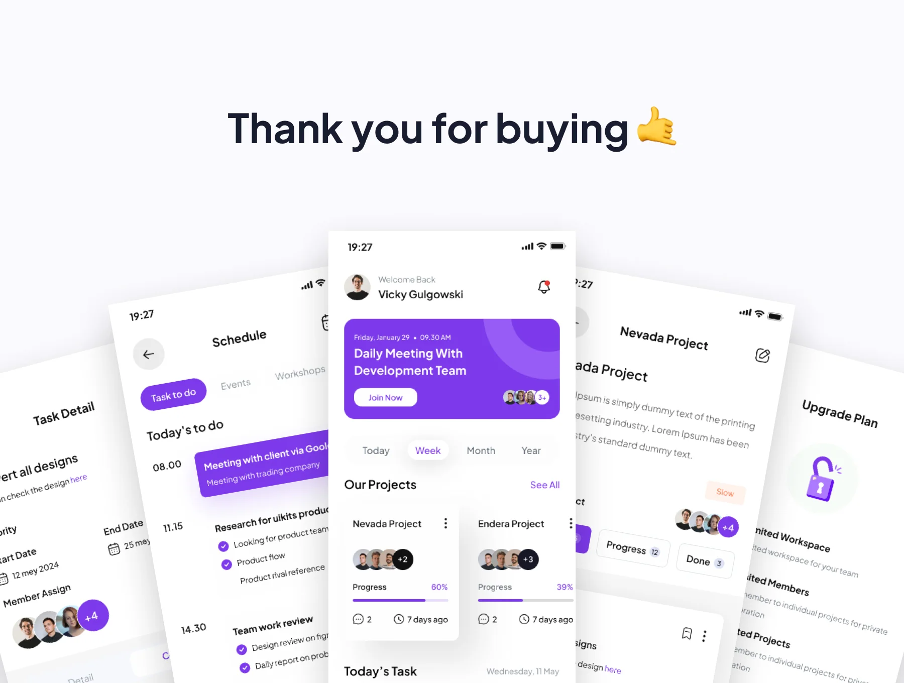 Sqedule - Task Manager App UI Kits 6