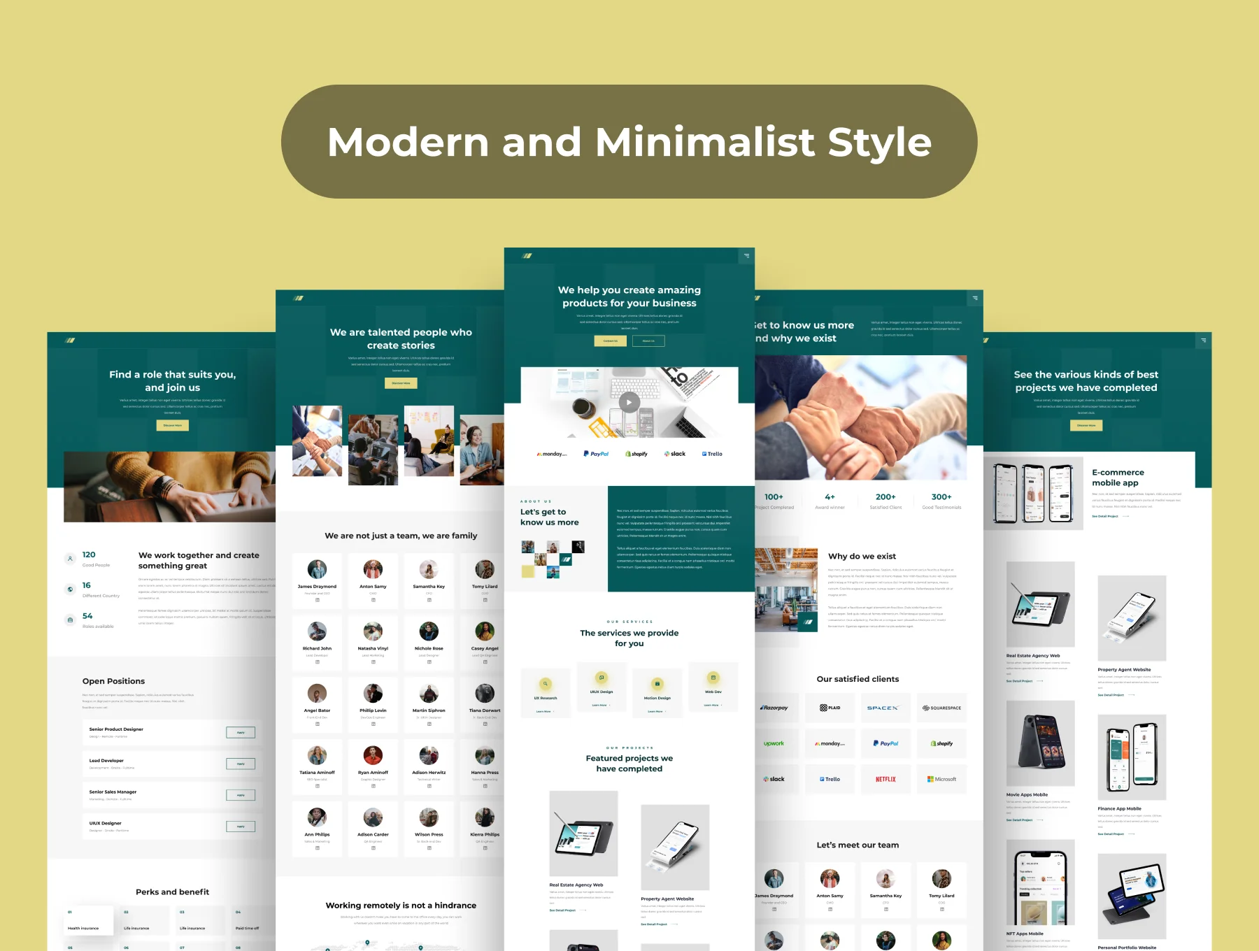 Square - Agency Web Templates 2