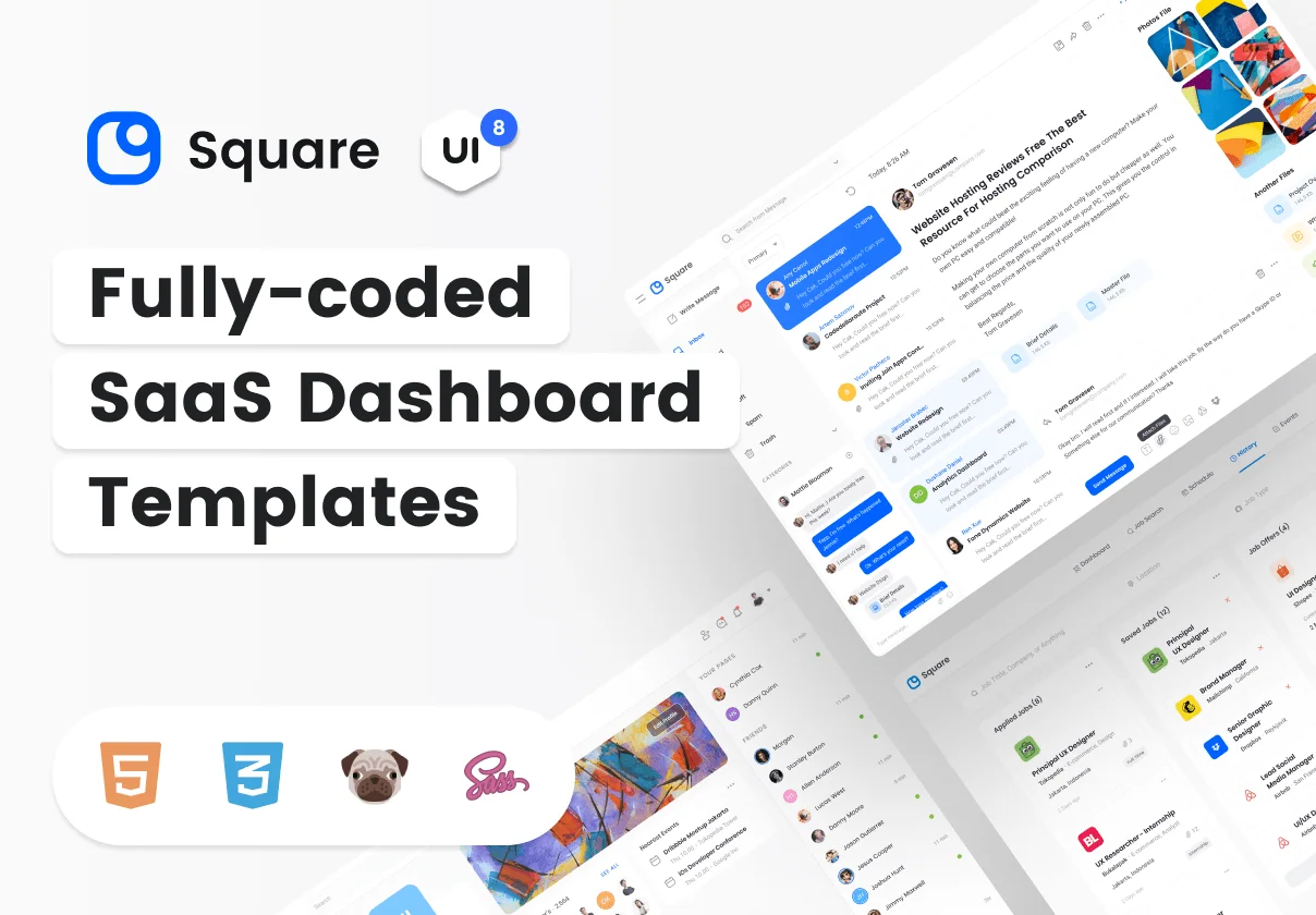 Square Dashboard HTML