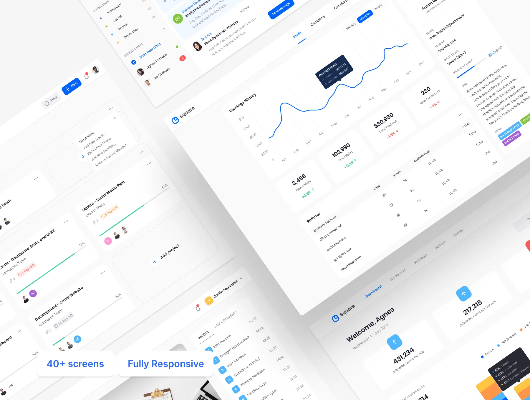 Square Dashboard HTML 8