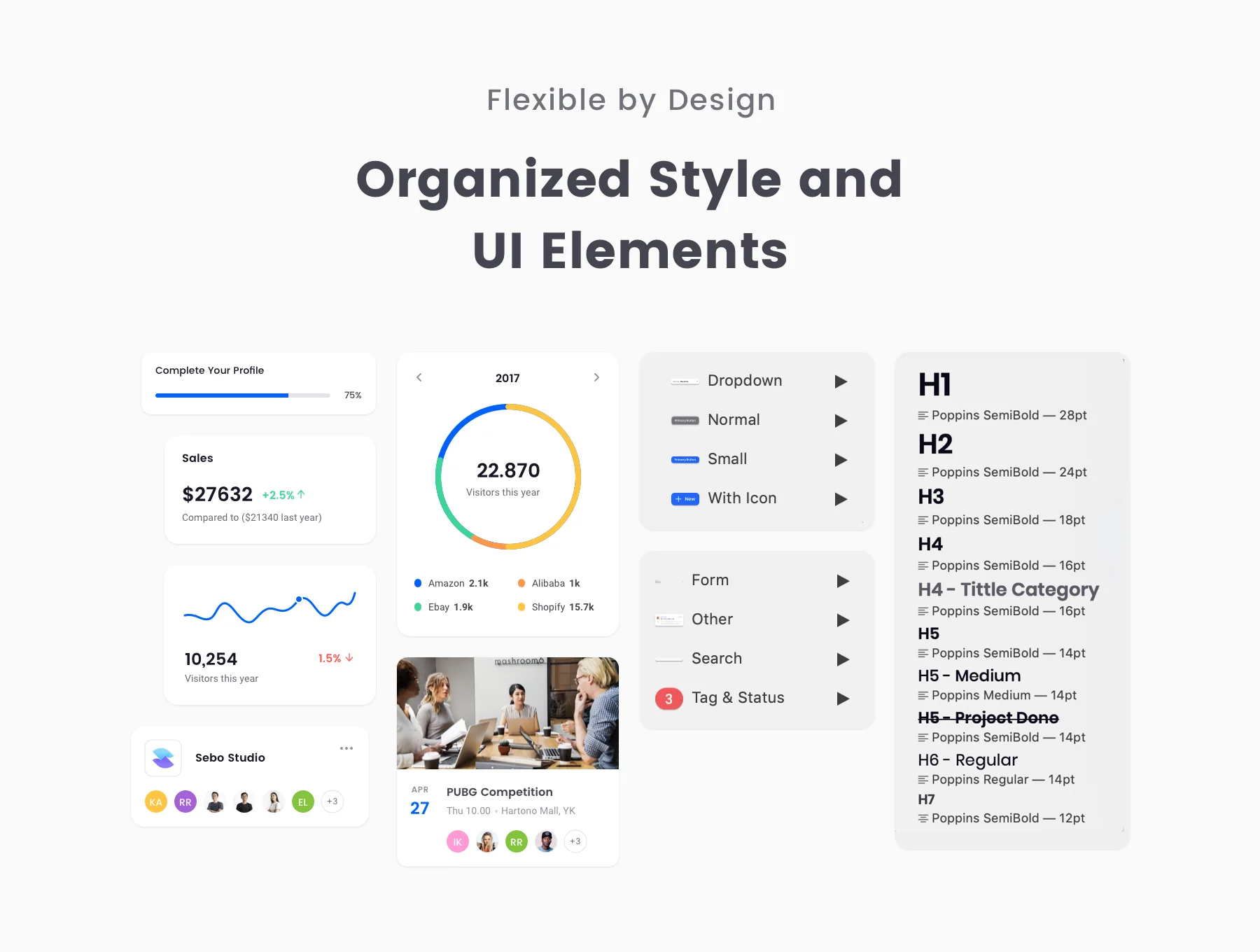 Square Dashboard UI Kit 7