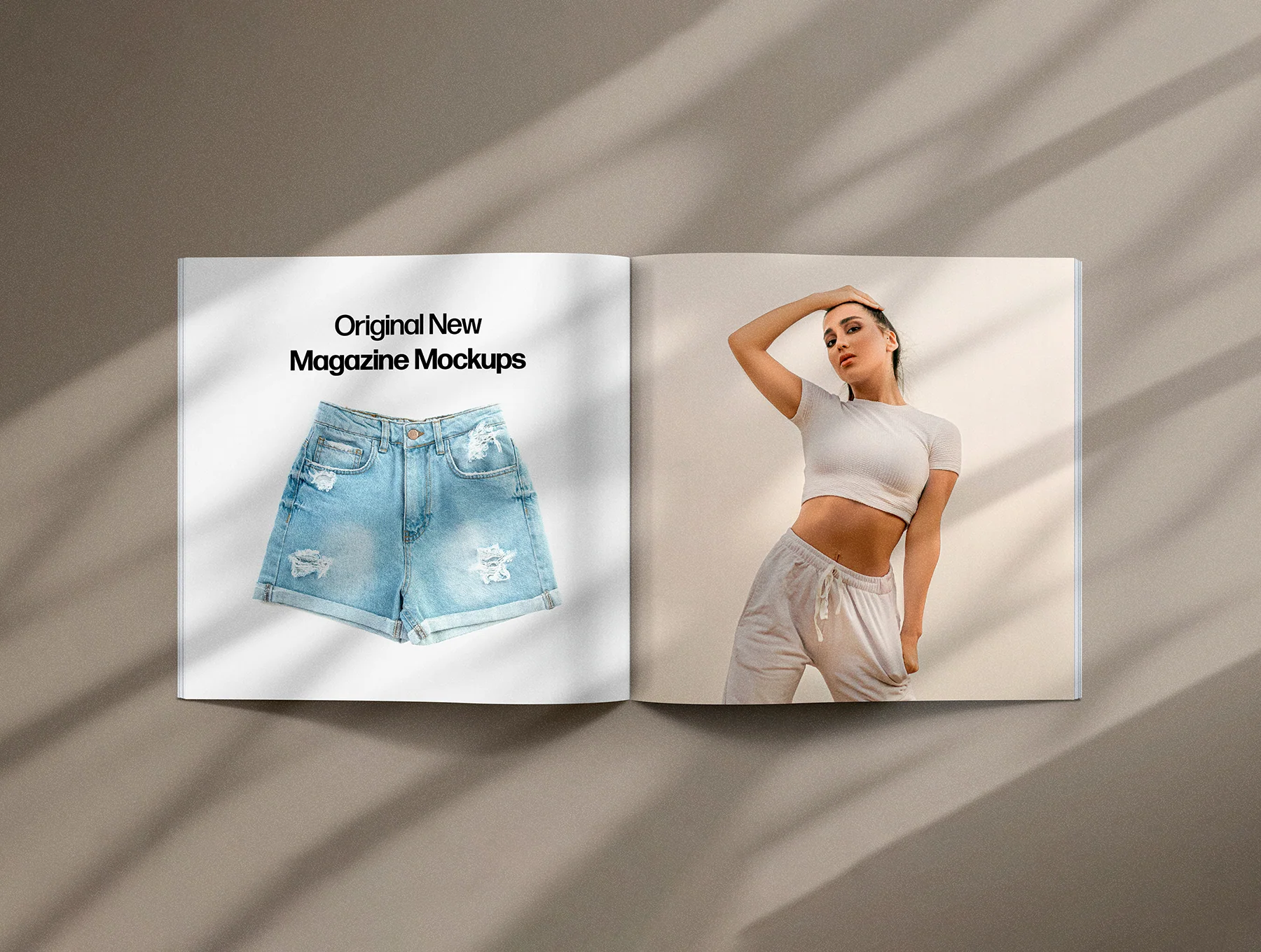 Square Magazine Mockups Collection 3