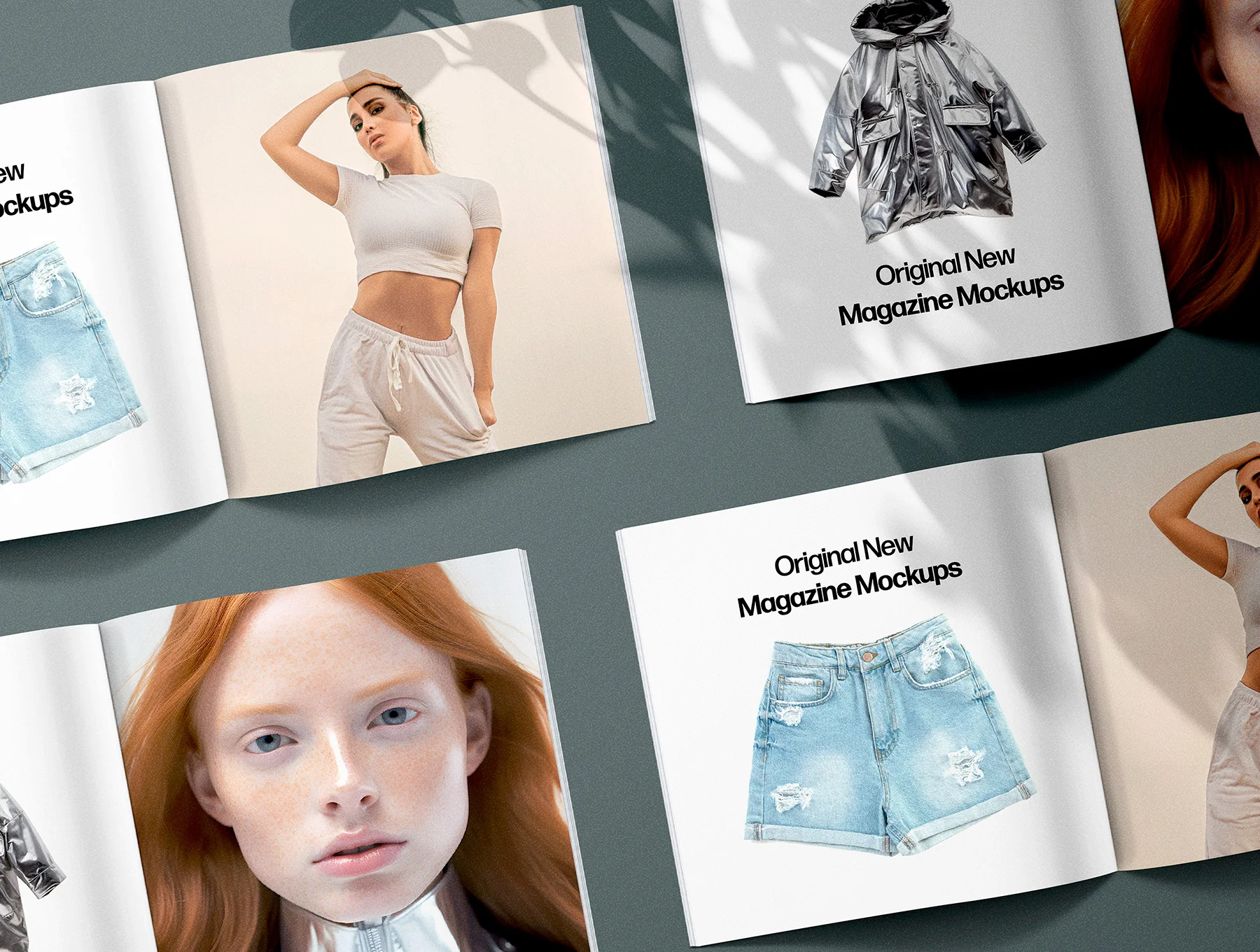 Square Magazine Mockups Collection 5
