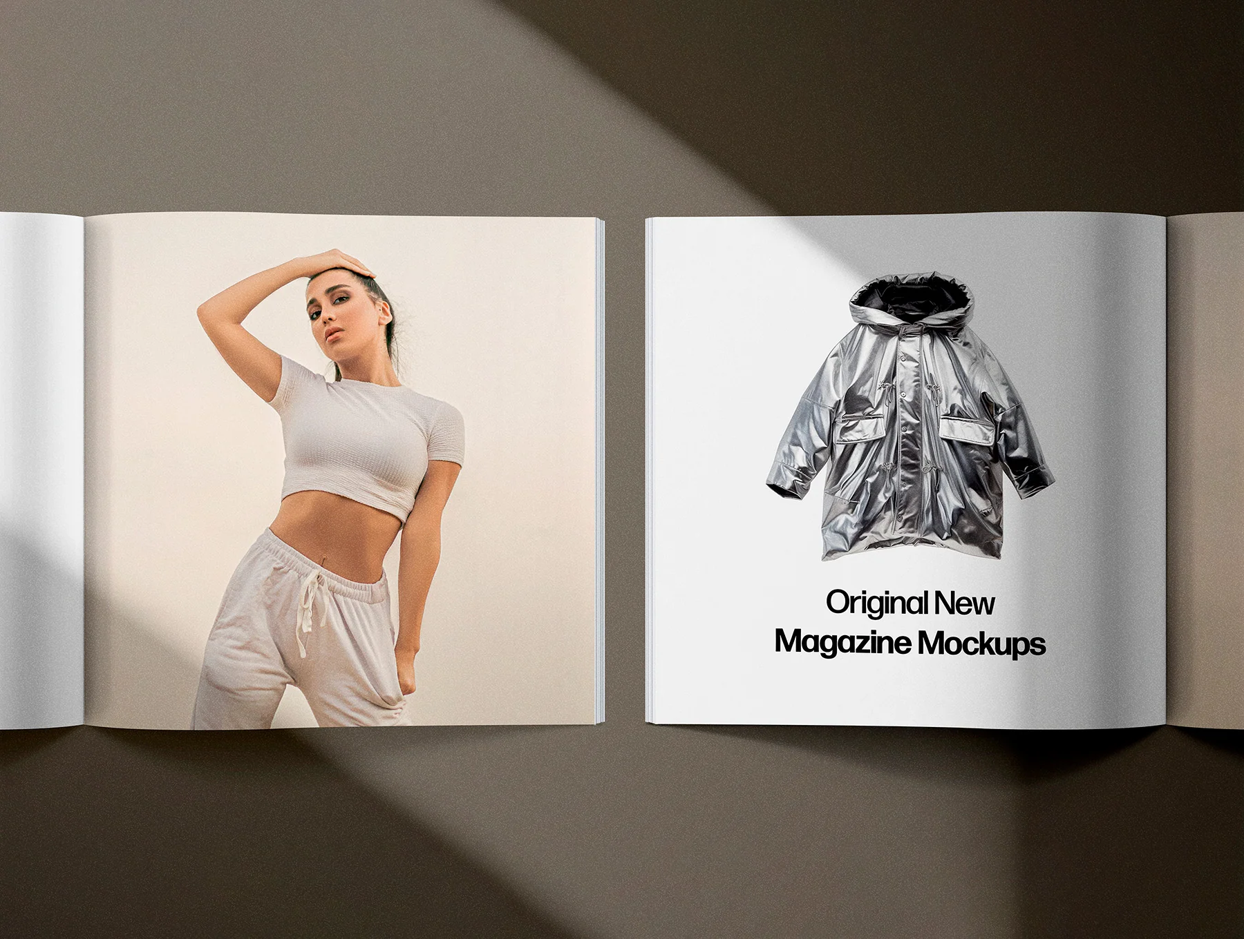 Square Magazine Mockups Collection 8