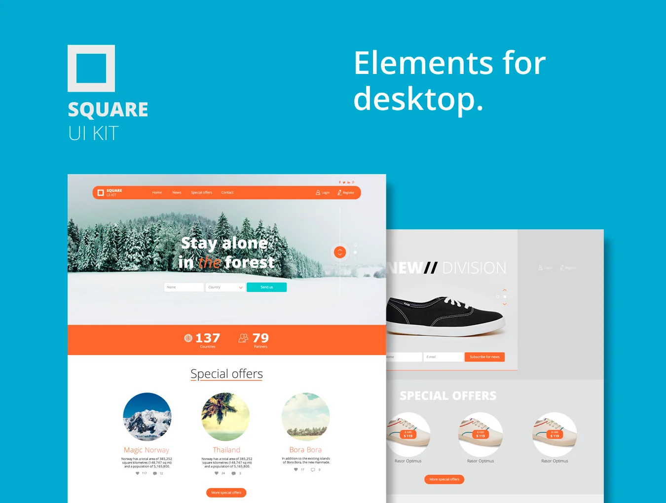 Square UI Kit 2