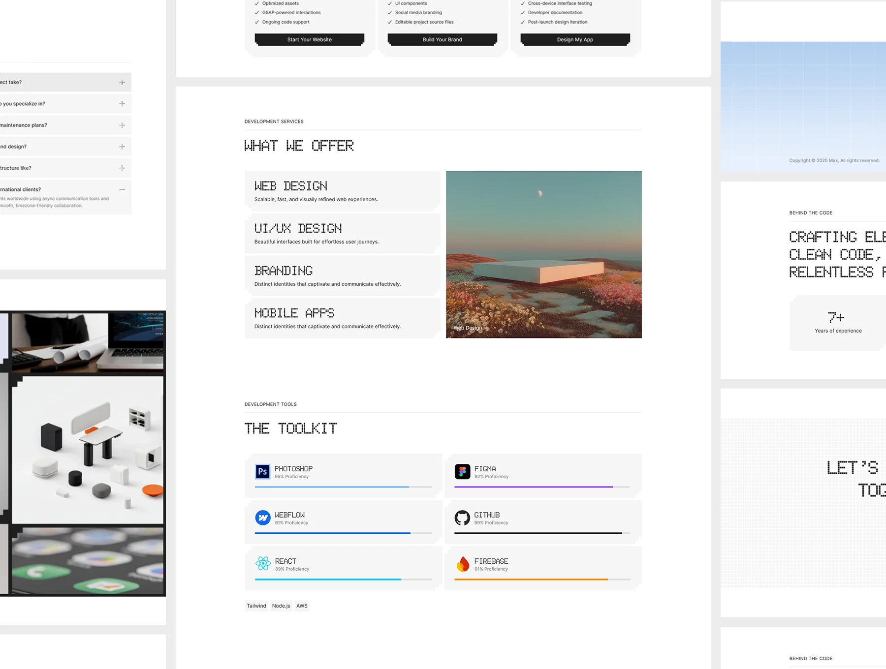 Squaretype - Creative Agency & Personal Portfolio HTML Template 6