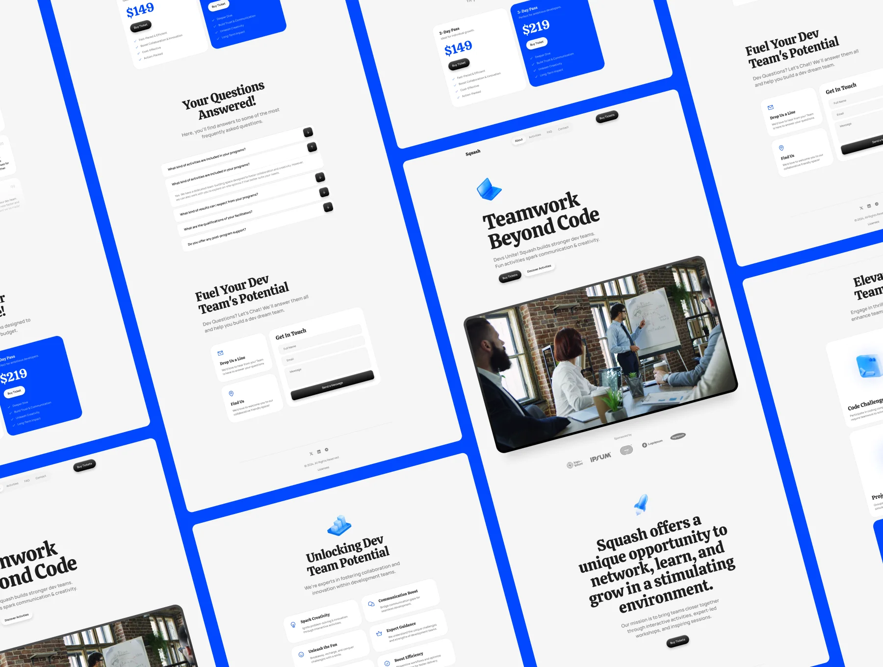 Squash — Business Event Website 5