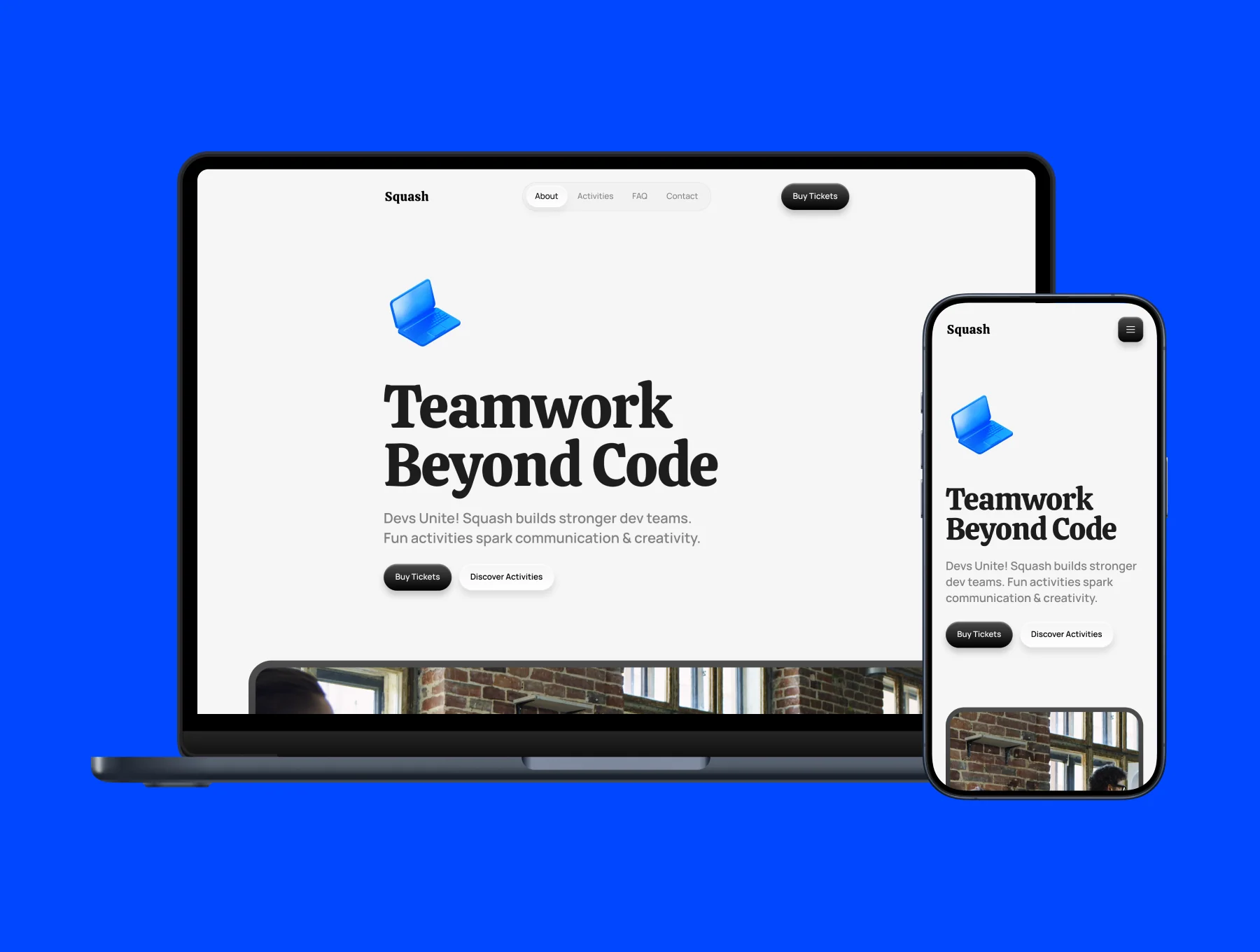 Squash — Business Event Website 6