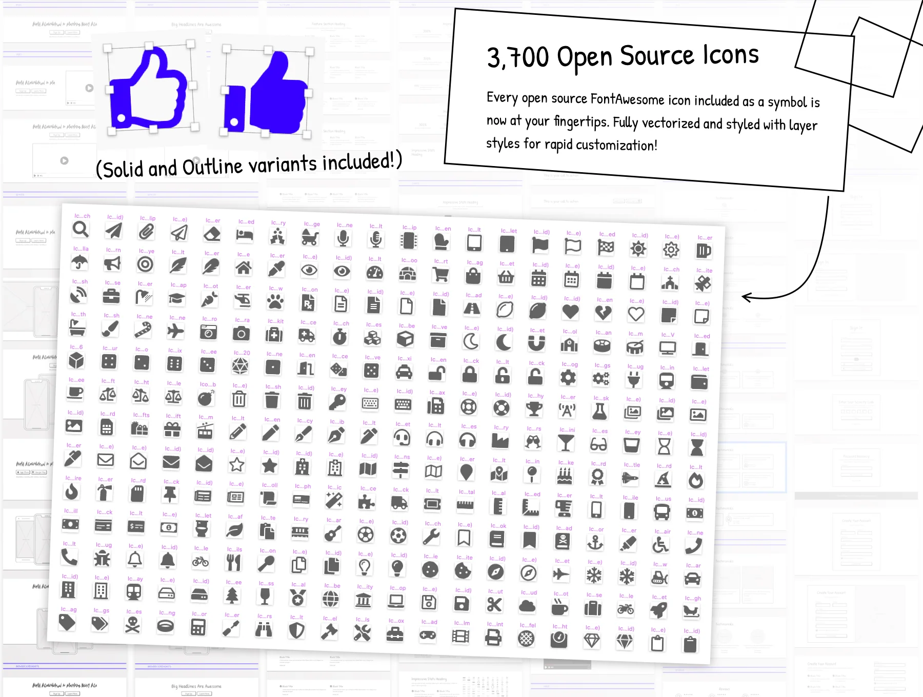 Squiggle Low-Fidelity Design Kit 4