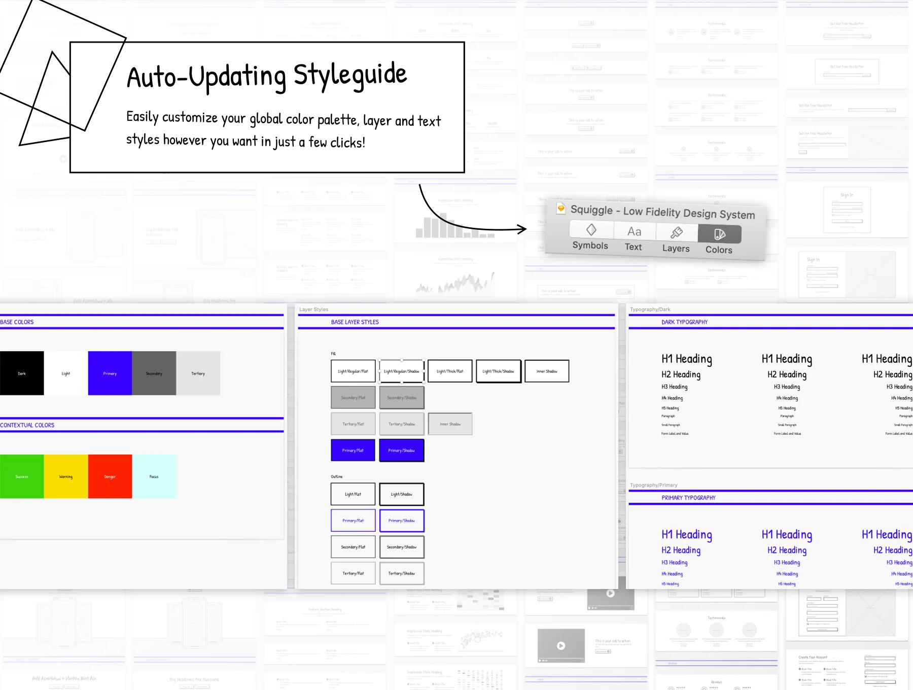 Squiggle Low-Fidelity Design Kit 7