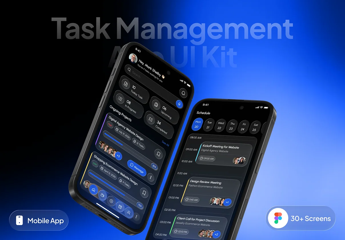 sreoo - Task Management App UI Kit