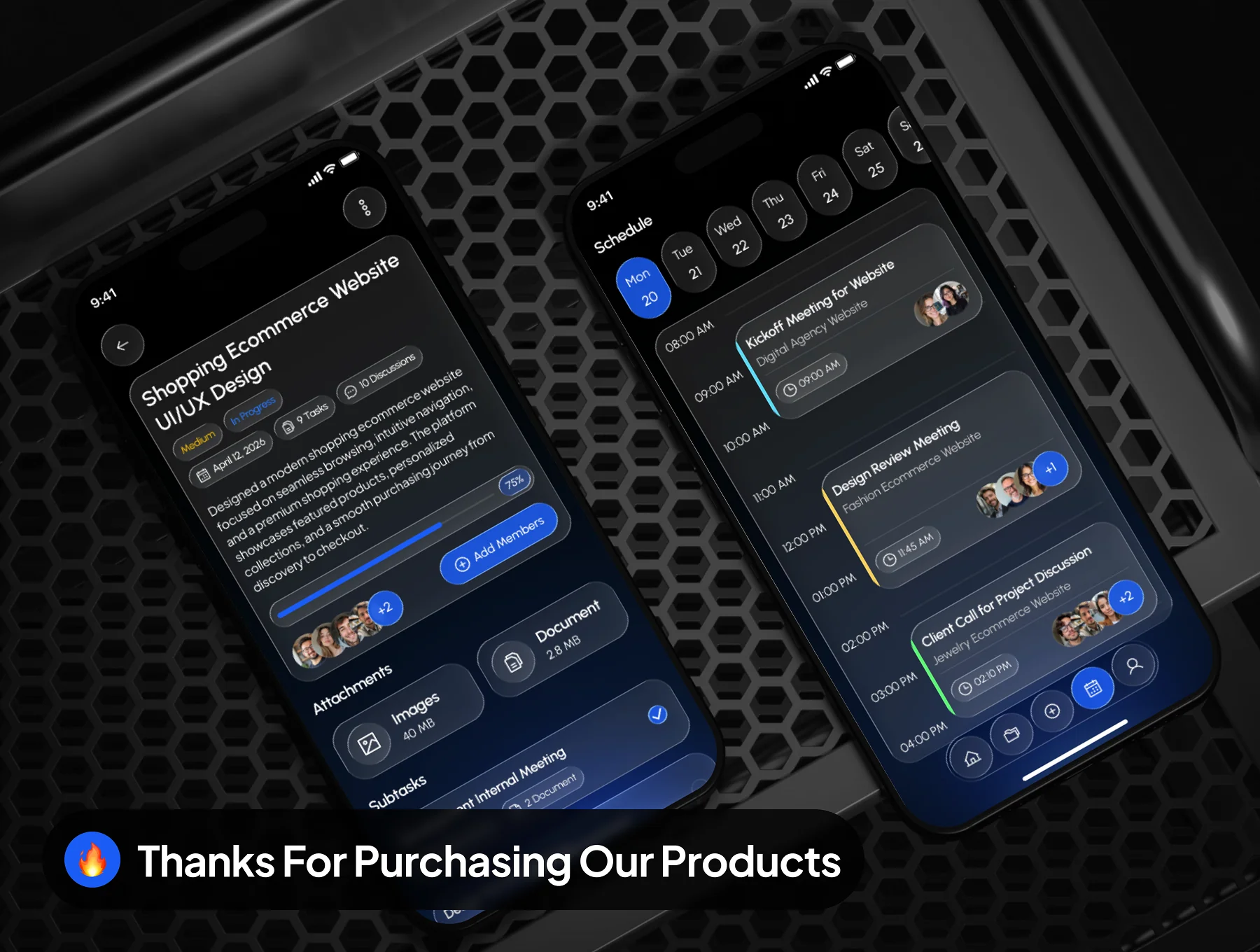 sreoo - Task Management App UI Kit 9