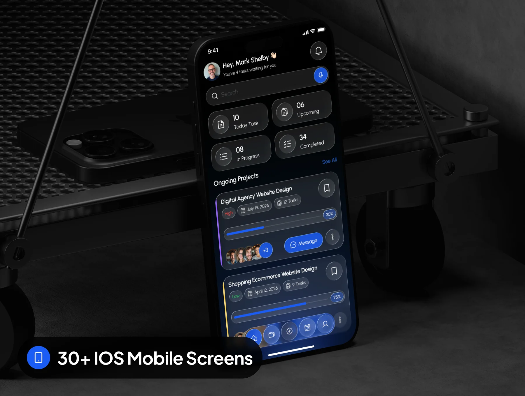 sreoo - Task Management App UI Kit 4
