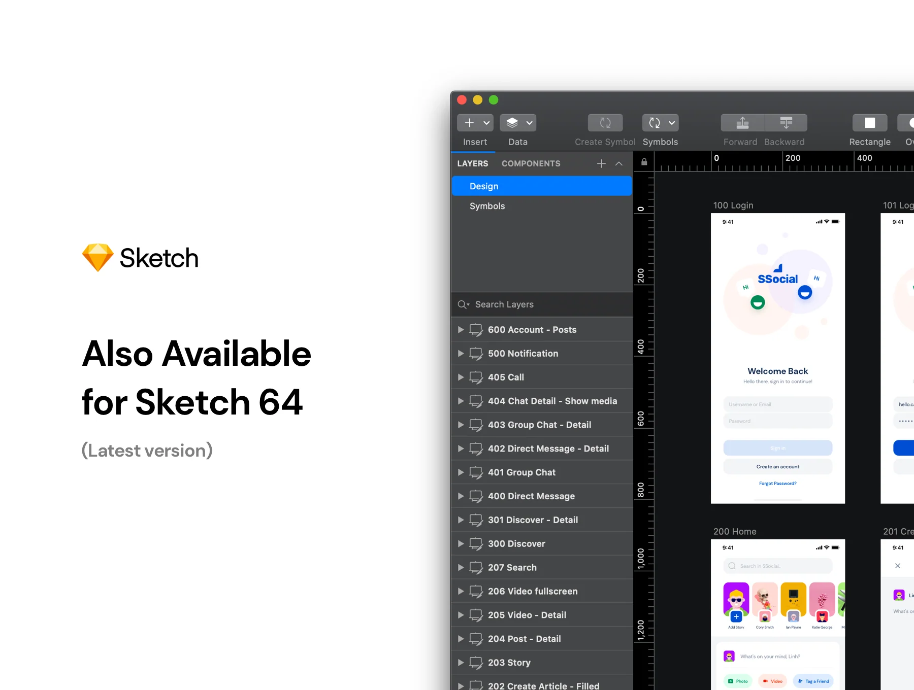 SSocial - App UI Kit 5