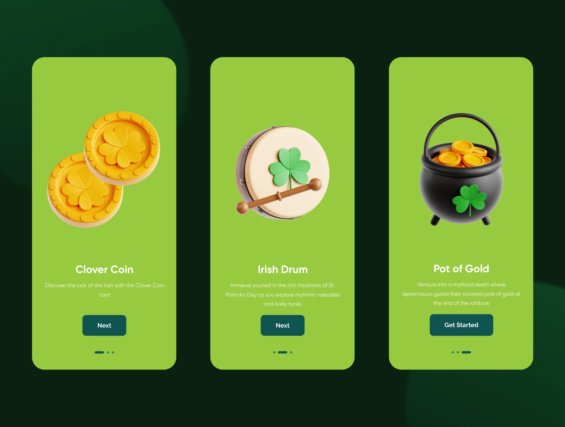St. Patrick's Day 3D Icon Pack 3