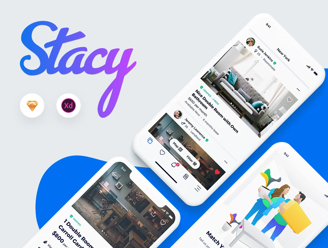Stacy Roommate UI Kit