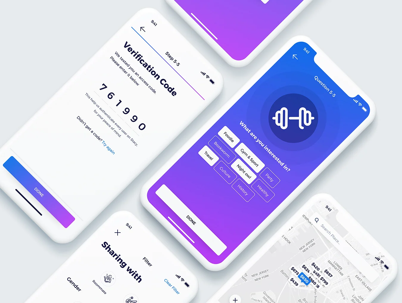 Stacy Roommate UI Kit 3