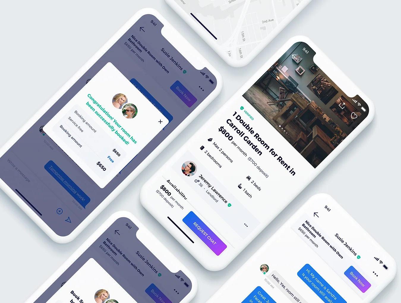 Stacy Roommate UI Kit 4