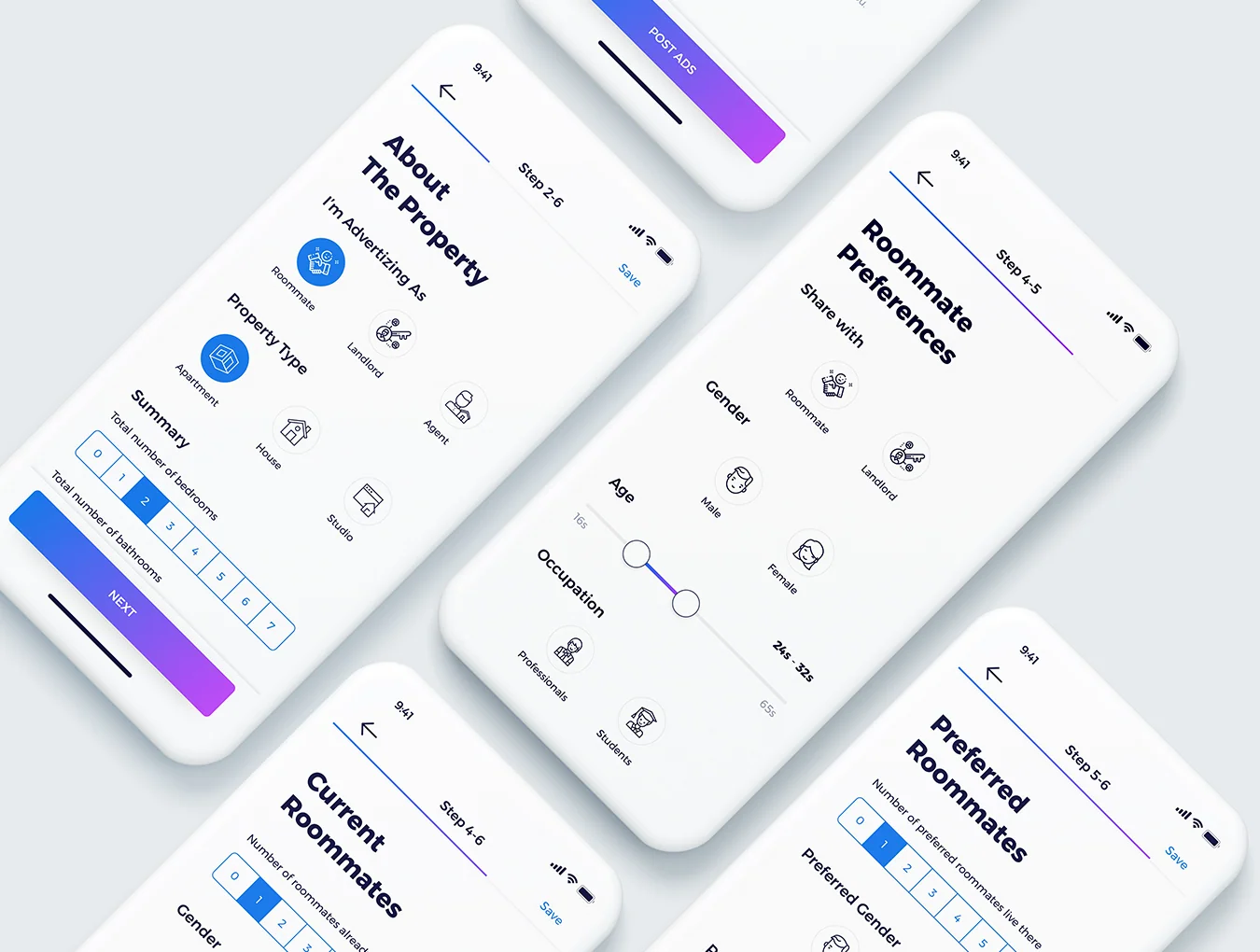 Stacy Roommate UI Kit 6