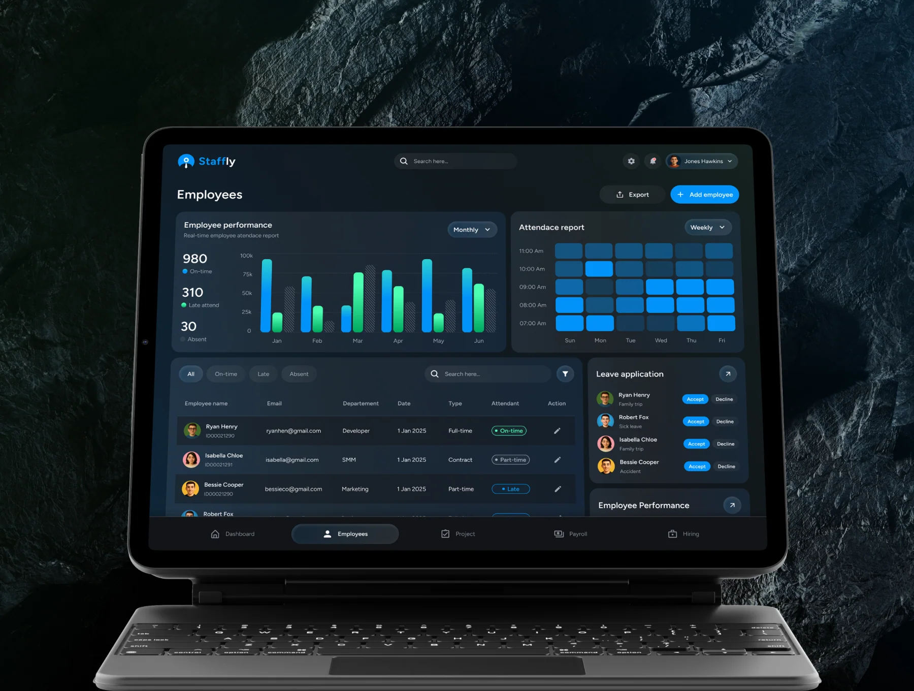 Staffly – Company HR Management SaaS Dashboard UI Kit 9