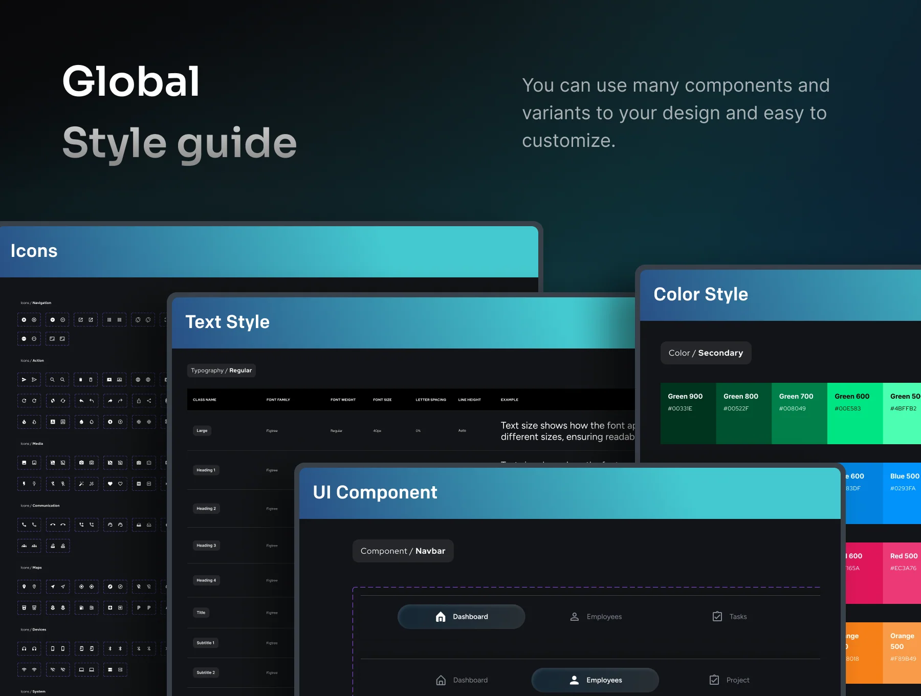 Staffly – Company HR Management SaaS Dashboard UI Kit 5