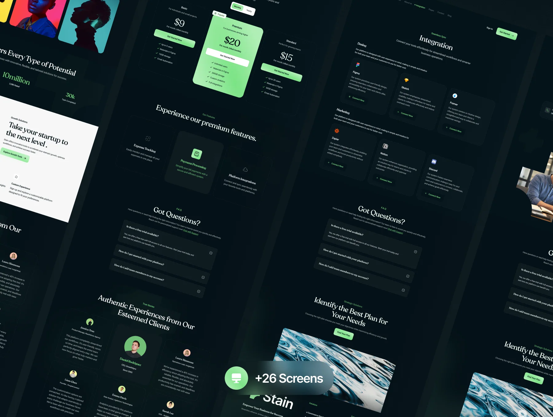 Stain - Saas Website Template 5
