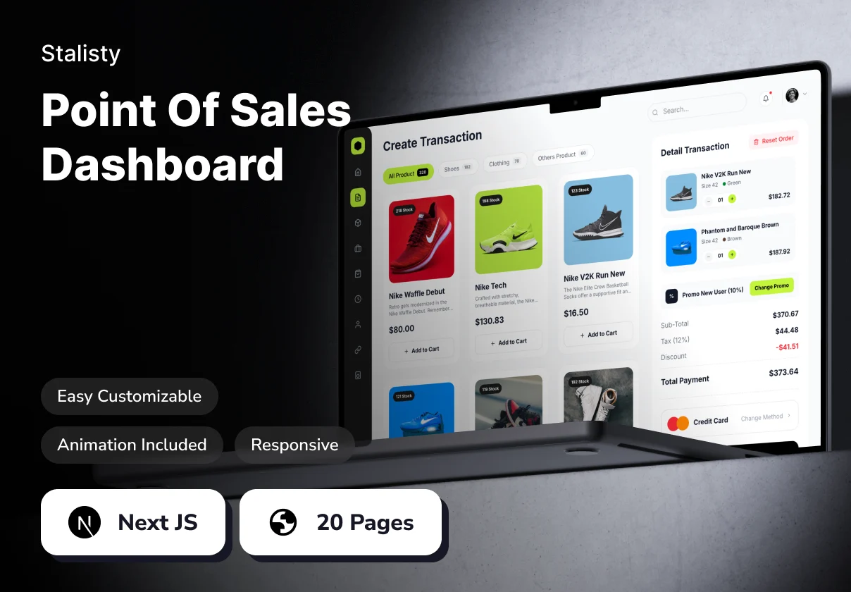 Stalisty - Point Of Sales Dashboard