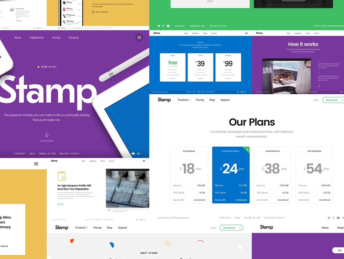 Stamp UI Kit 10