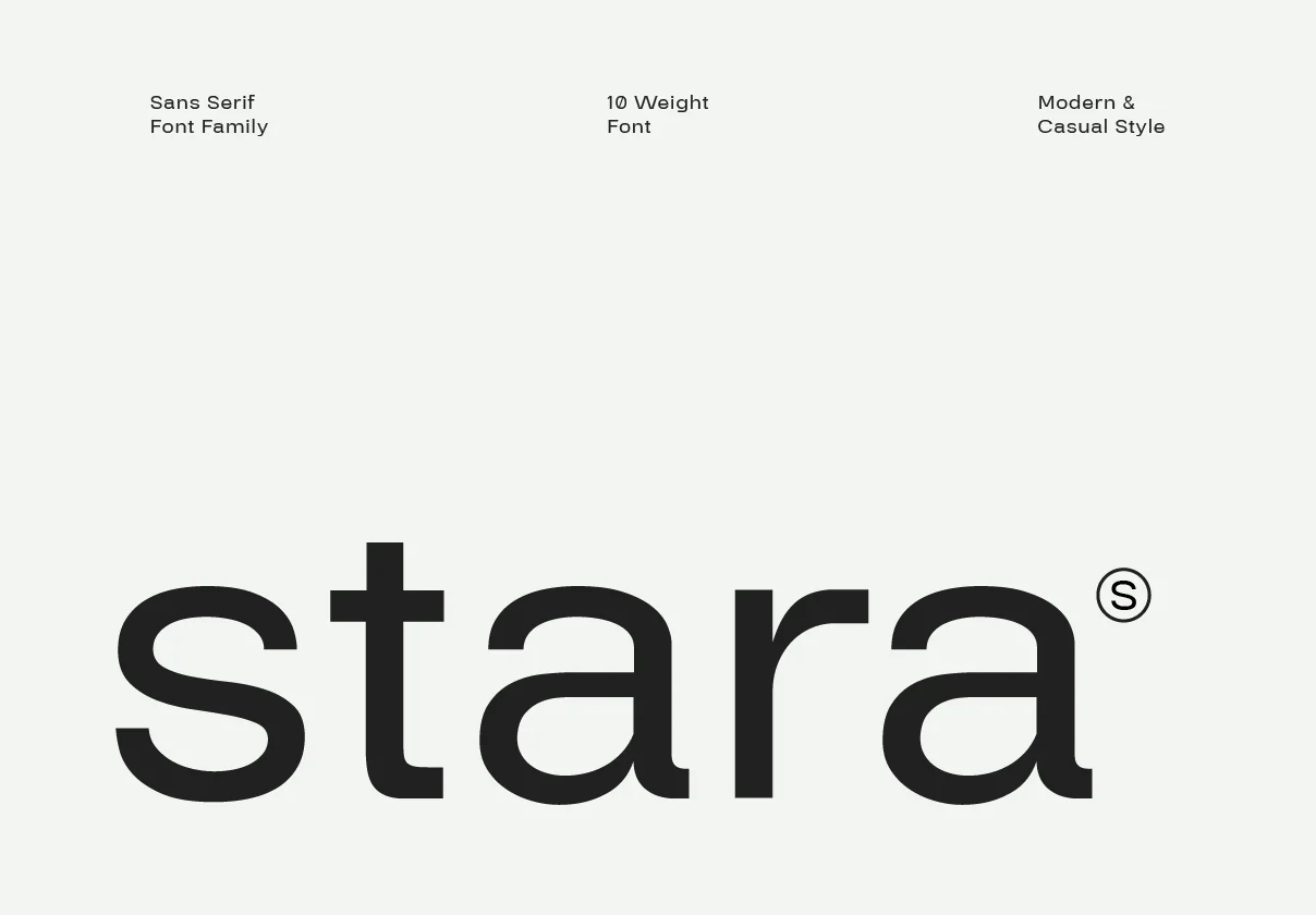 Stara Sans Serif Font
