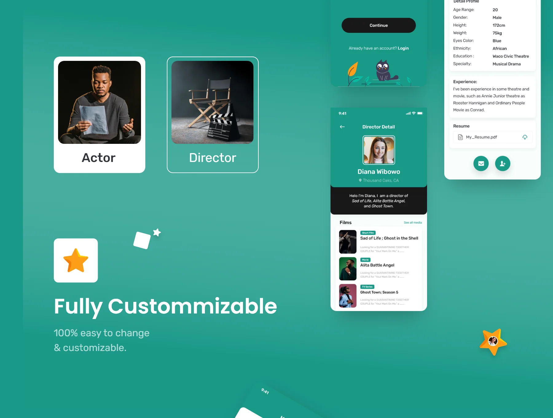 Starcast - Casting UI Kit 2