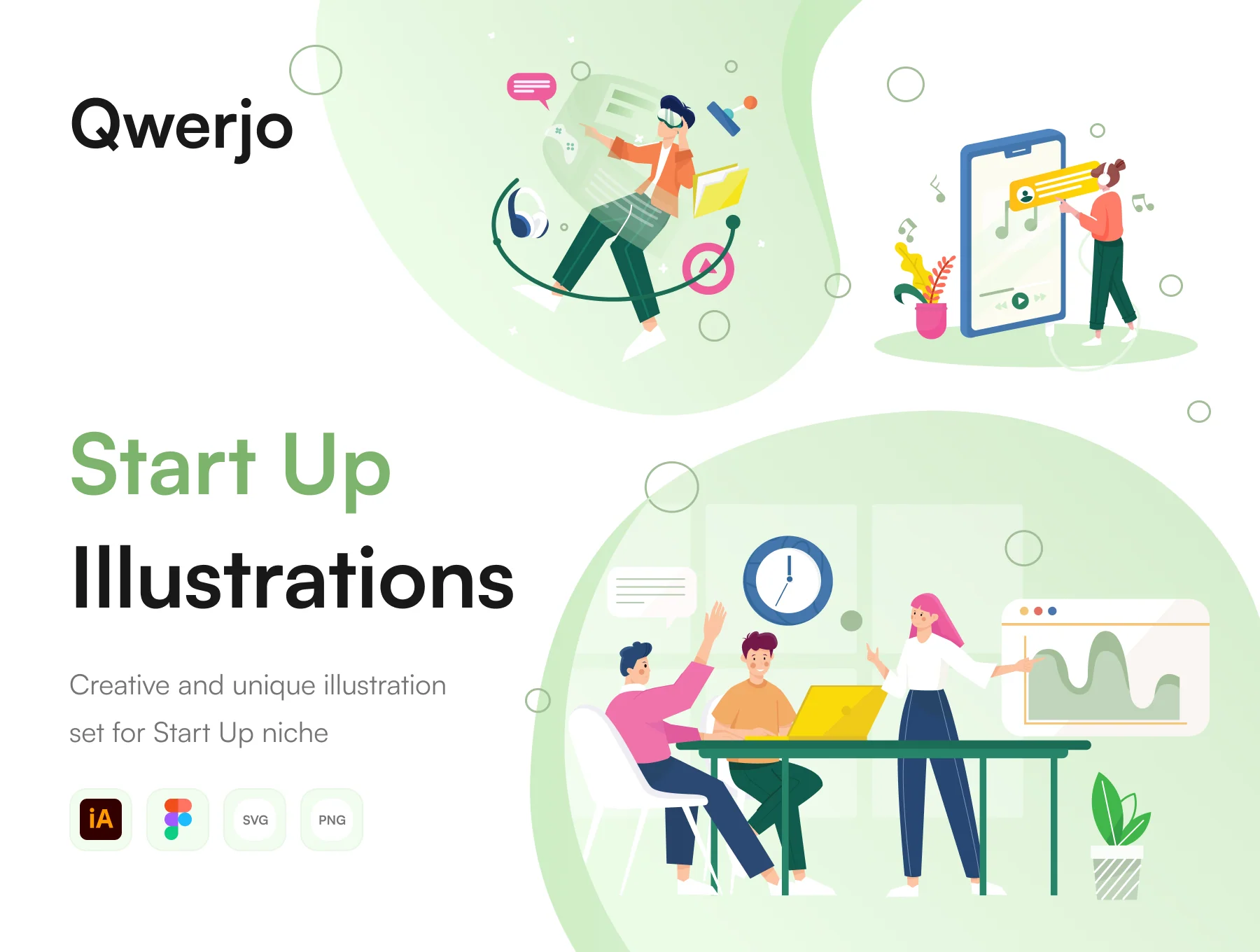 Qwerjo - Start Up Illustartion Kit