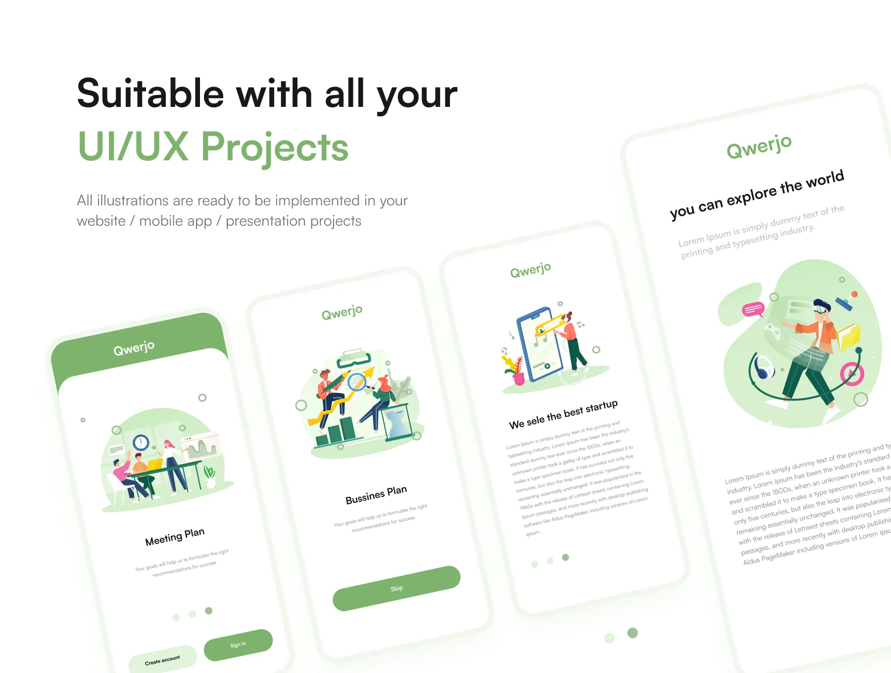 Qwerjo - Start Up Illustartion Kit 6
