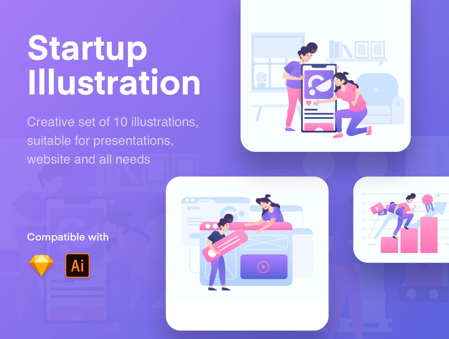 Start Up Illustration Kit