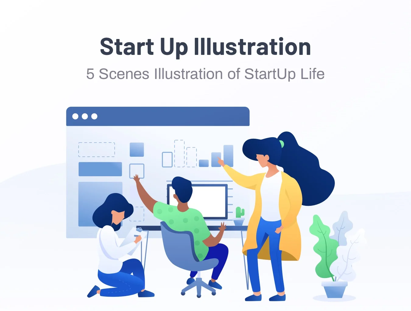 Sprint Start Up Illustrations