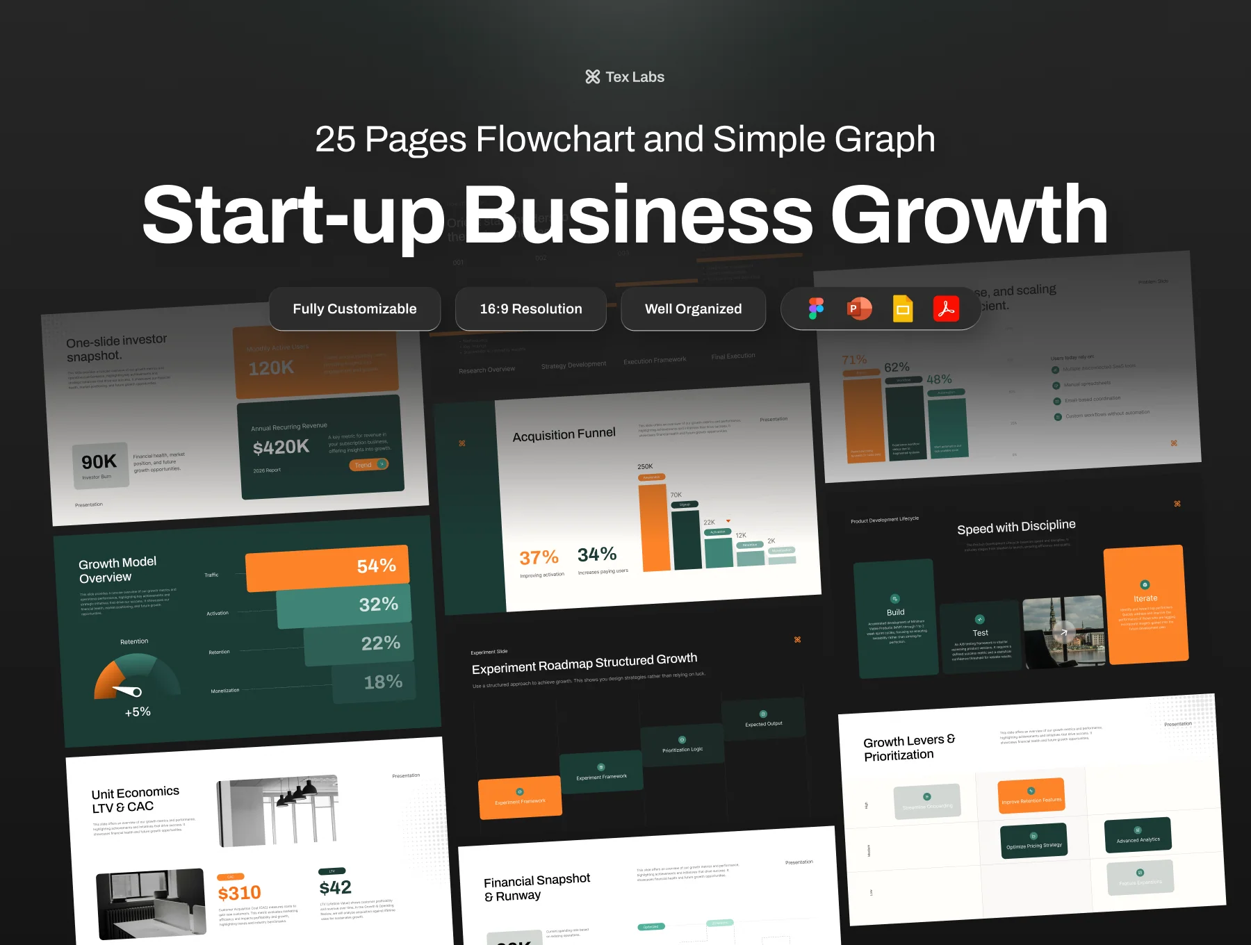 Startup Business Growth Pitch Deck - Tex Labs