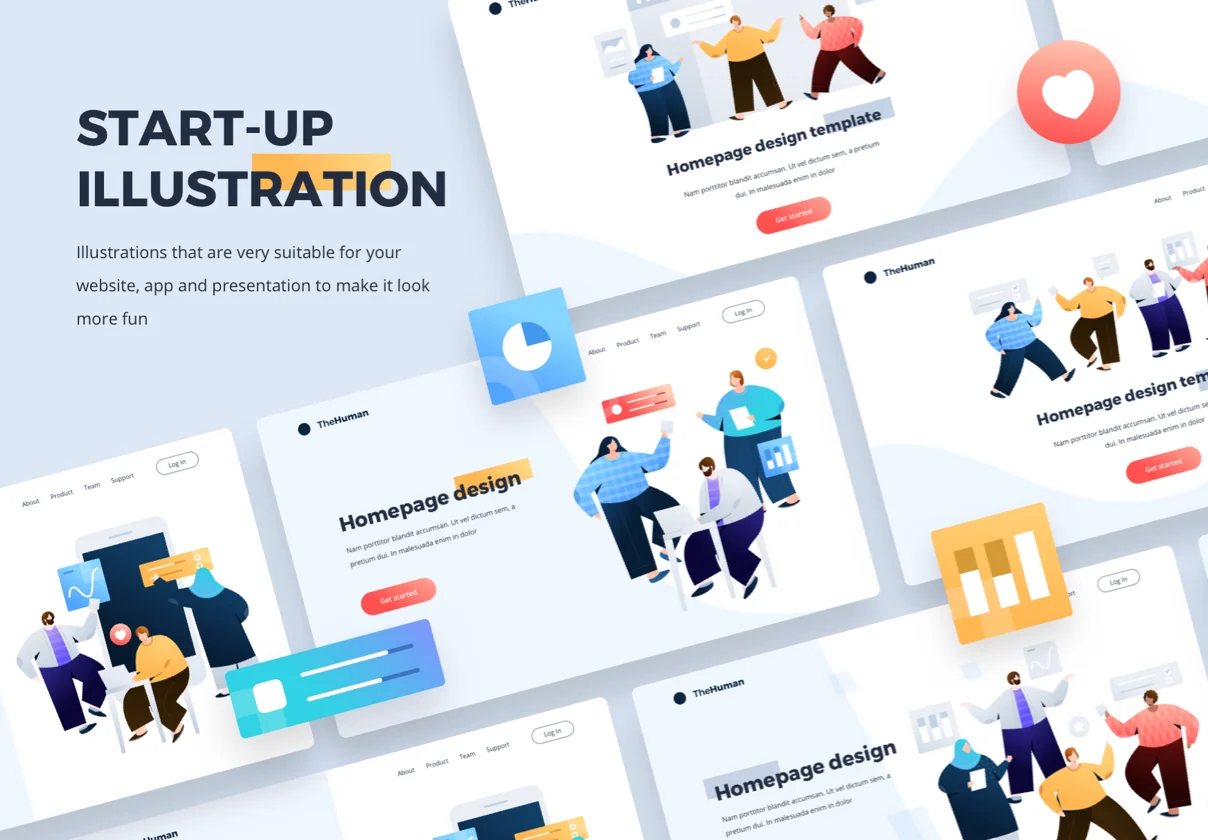 Startup Illustration kit