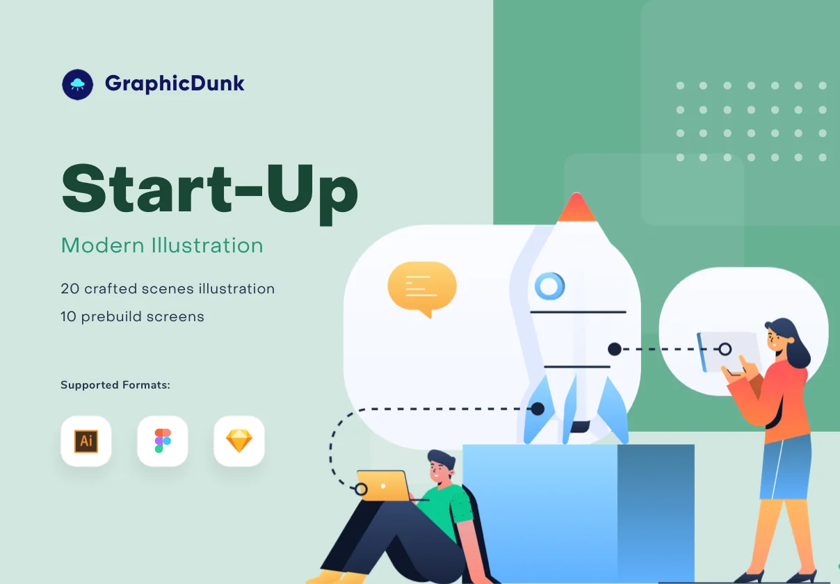 Startup Illustrations Kits
