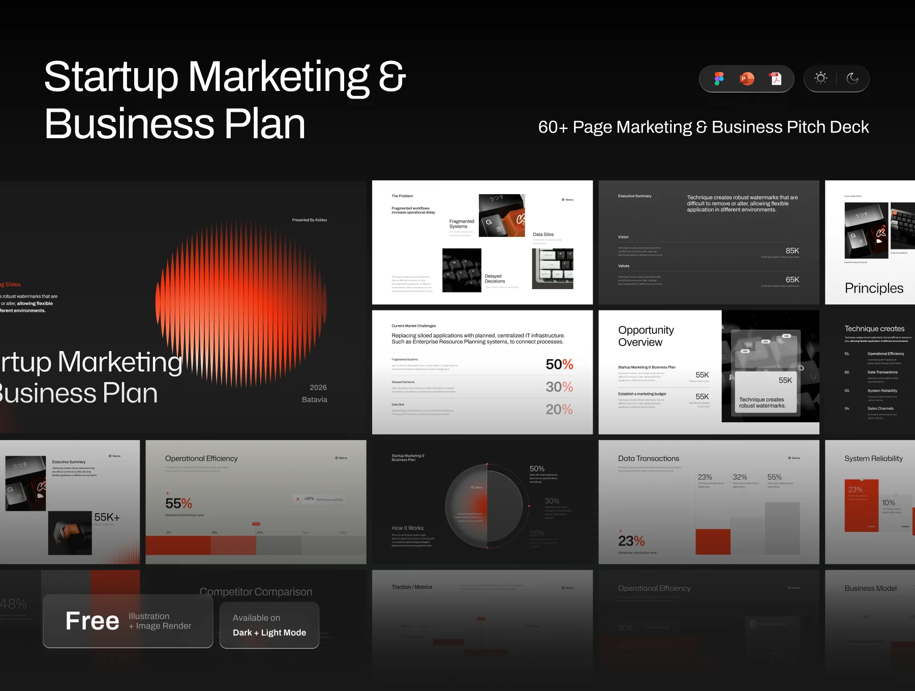Startup Marketing & Business Plan Deck