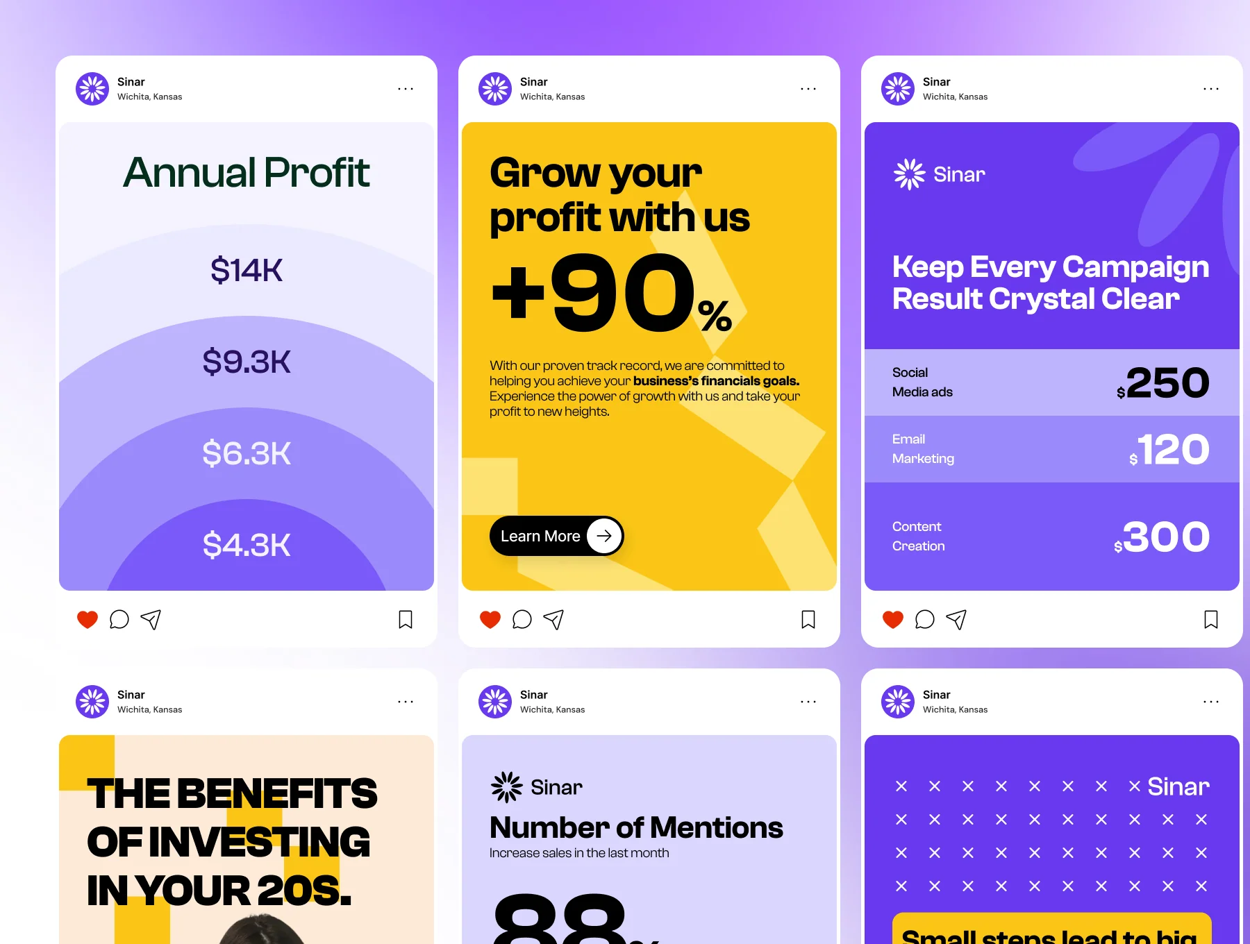 Startup Social Media Banner Pack 3