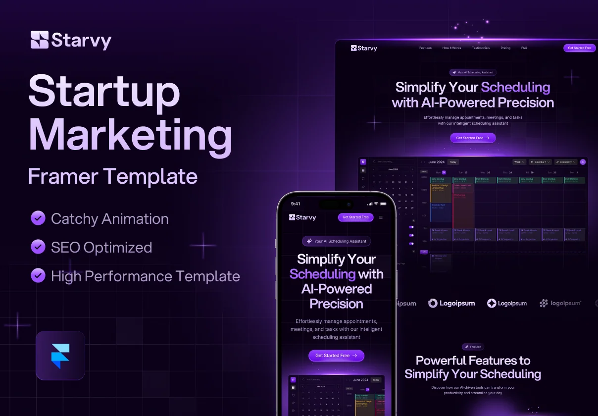 Starvy - Technology Website Template