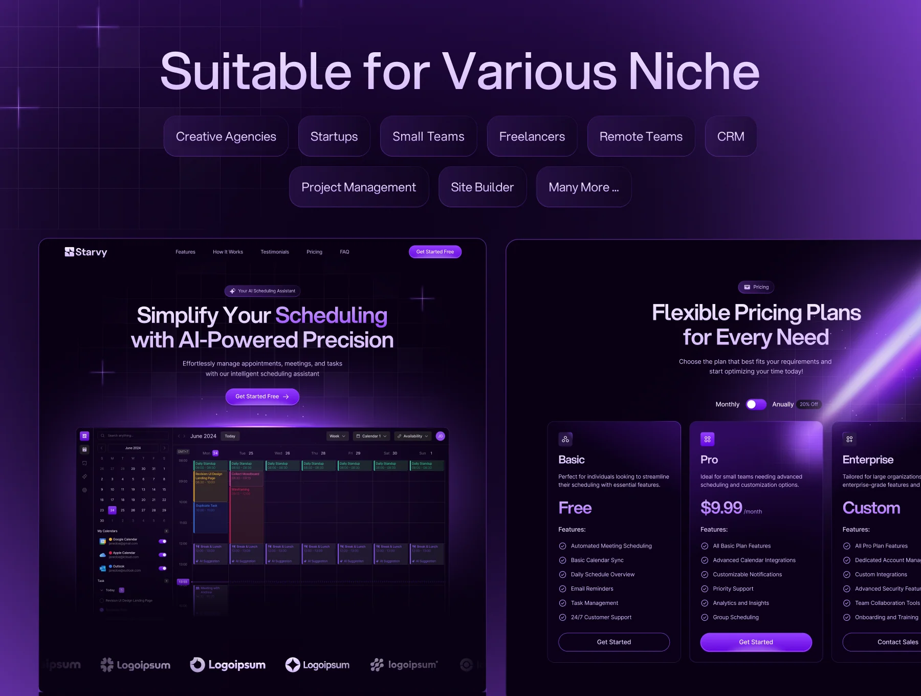 Starvy - Technology Website Template 2